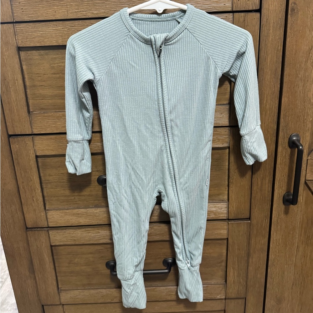 Little Sleepies Ribbed Willow Kids Footie